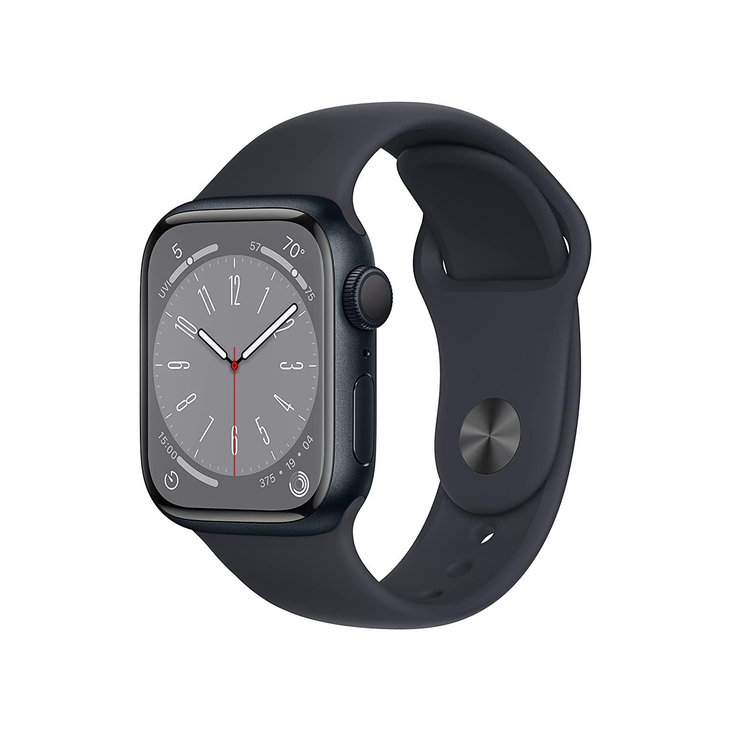 Apple Watch Series 8 - GPS 41 mm / Midnight Aluminium Case with Midnight Sport Band