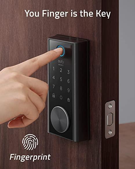 Eufy WiFi Fingerprint smart lock - Black