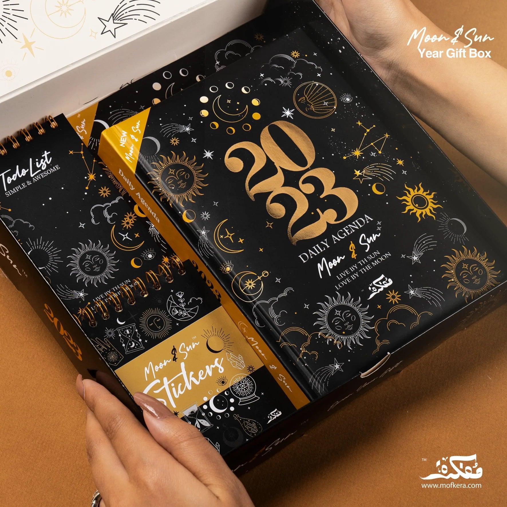 Fairuzy - Agenda Gift Set 2023 - Moon & Sun