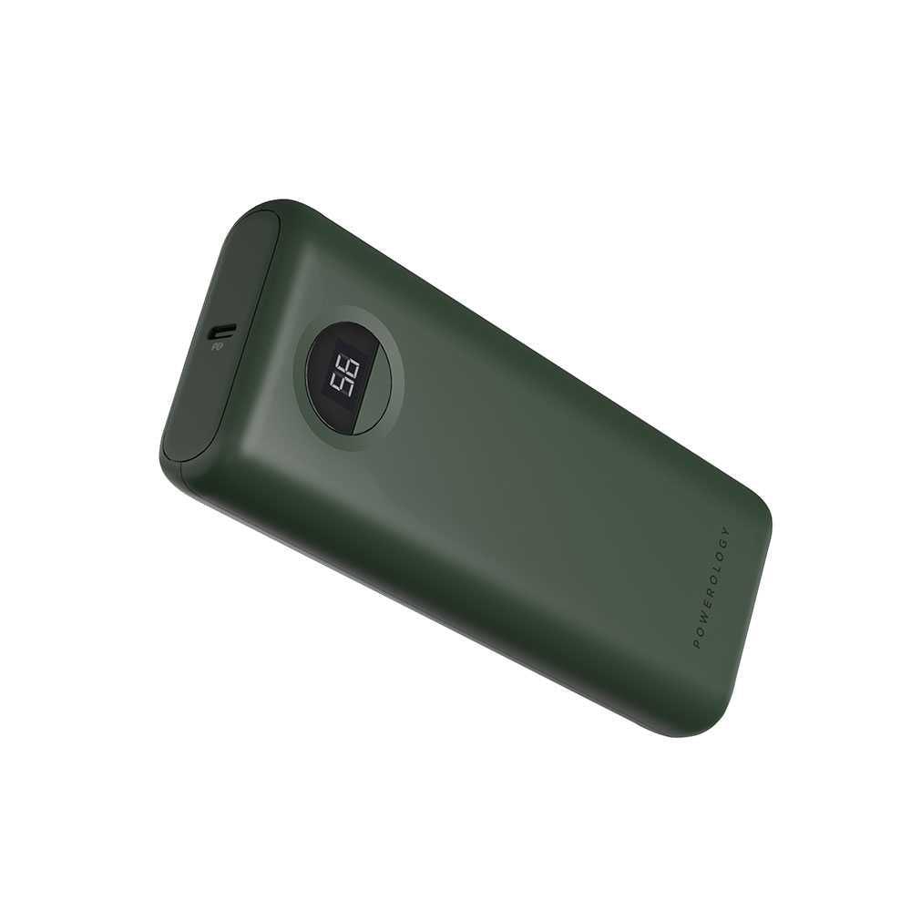 Powerology Compact Power Bank 20000mAh PD 30W - Green