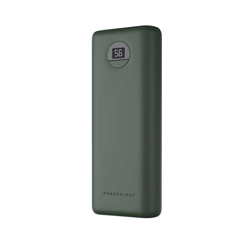 Powerology Compact Power Bank 20000mAh PD 30W - Green