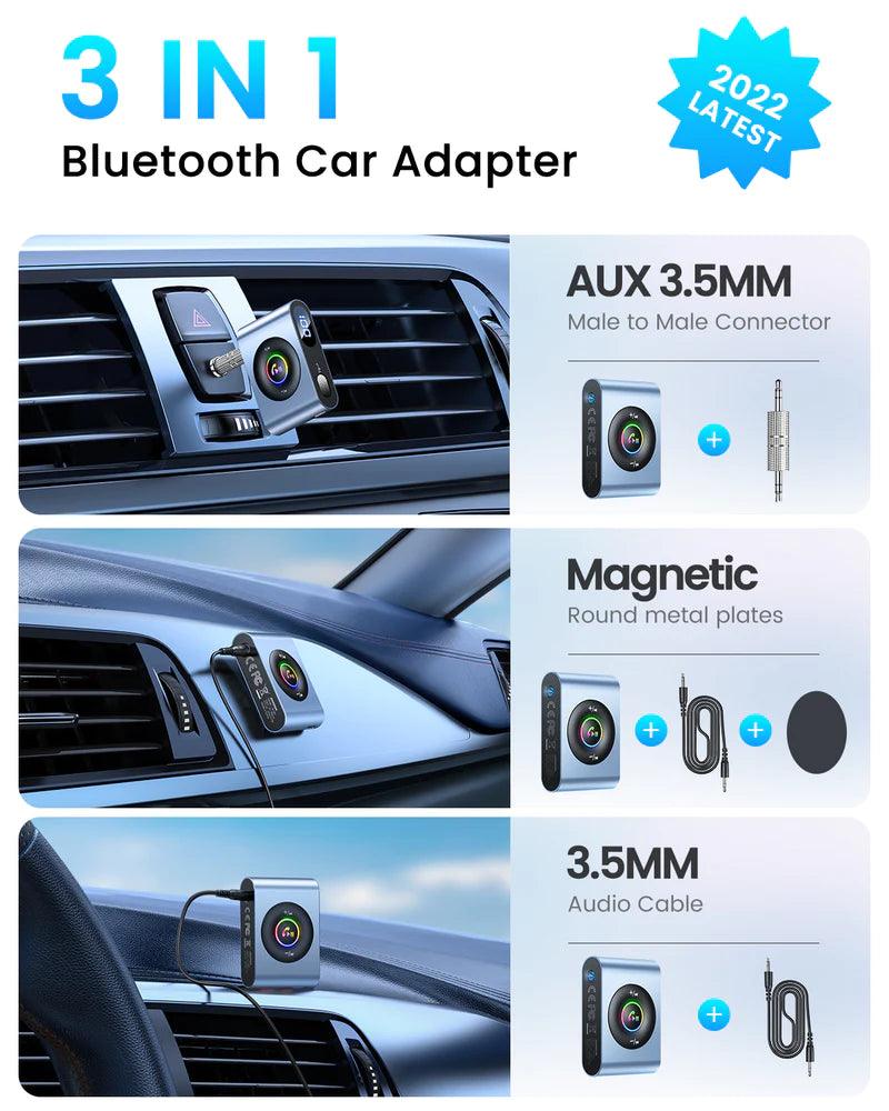 Joyroom Bluetooth Wireless Receiver for Car Home Clear Sound - Black