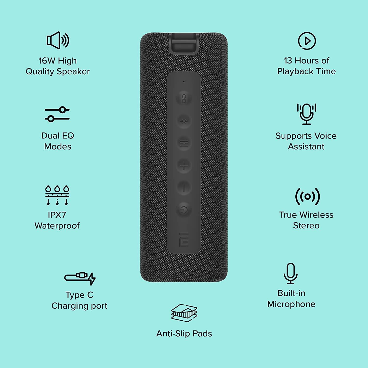 Mi Portable Bluetooth Speaker (16W) - Black