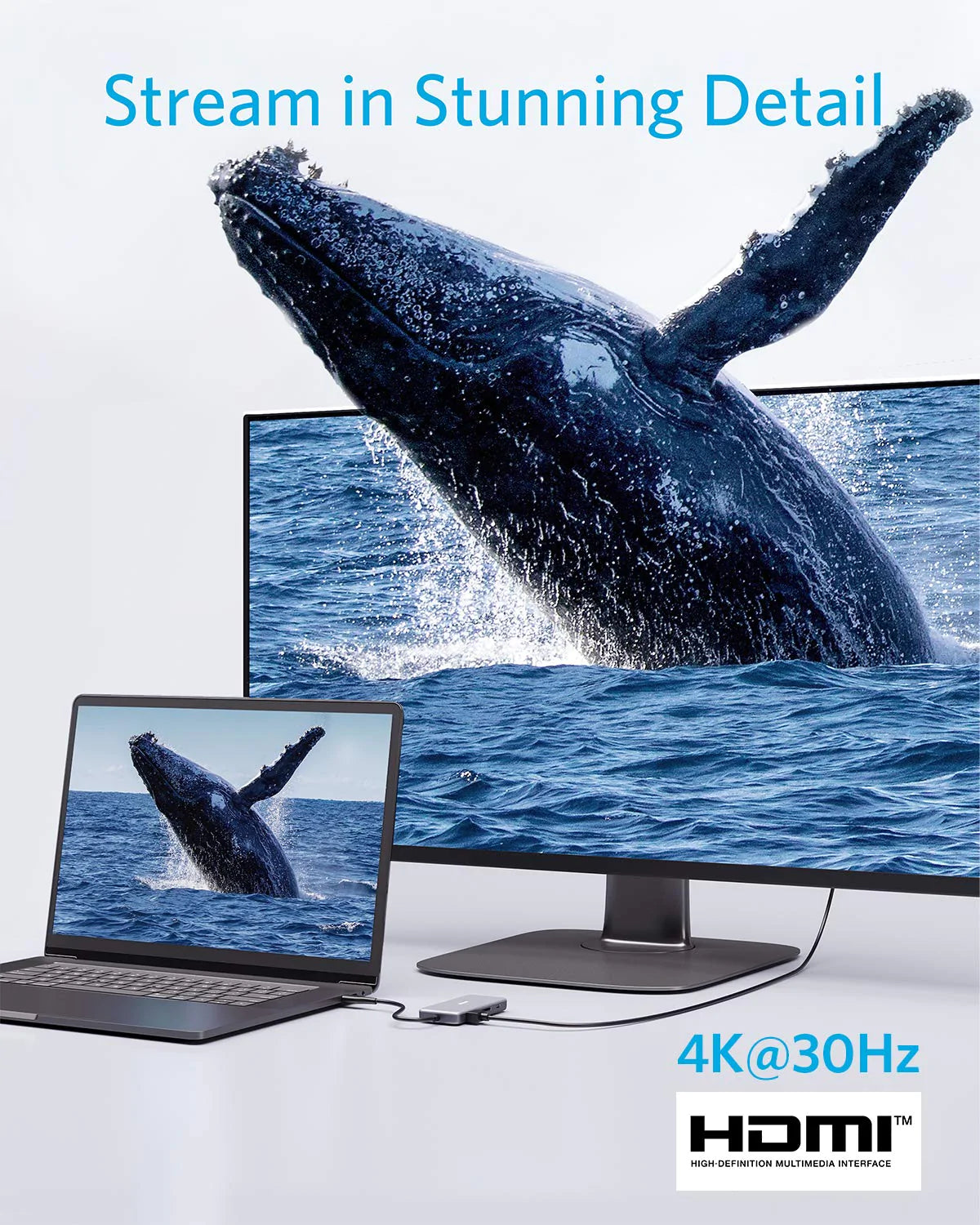 موزع USB-C من Anker 341 (7 في 1) 