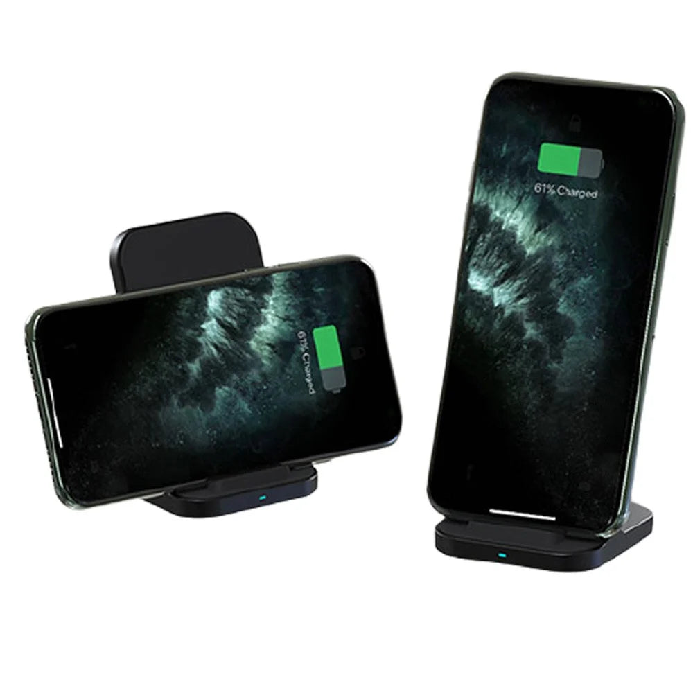 RockRose Qi Wireless Charger Sleek Design and 10W Charging Power - Black