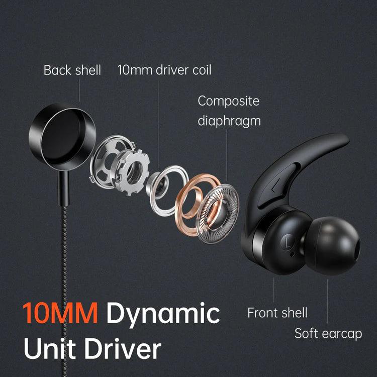 Mcdodo Digital Gaming Earphones for Type C  Enhanced Sound- Black