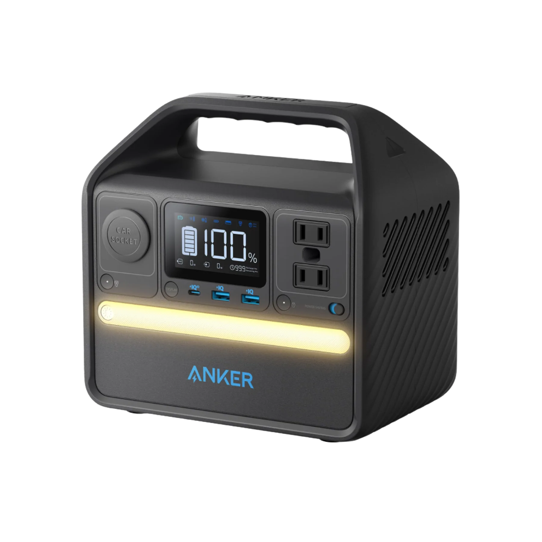محطة الطاقة المحمولة Anker 521 (PowerHouse 256Wh 200W) - أسود 
