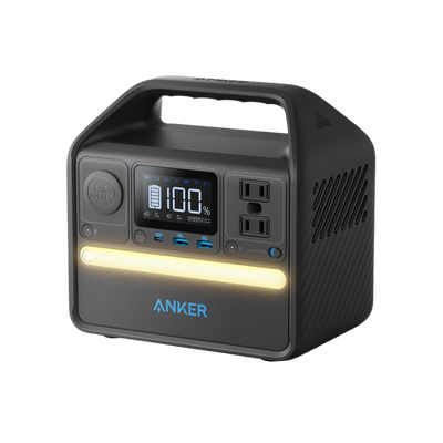 Anker 521 Portable Power Station (PowerHouse 256Wh 200W) - Black