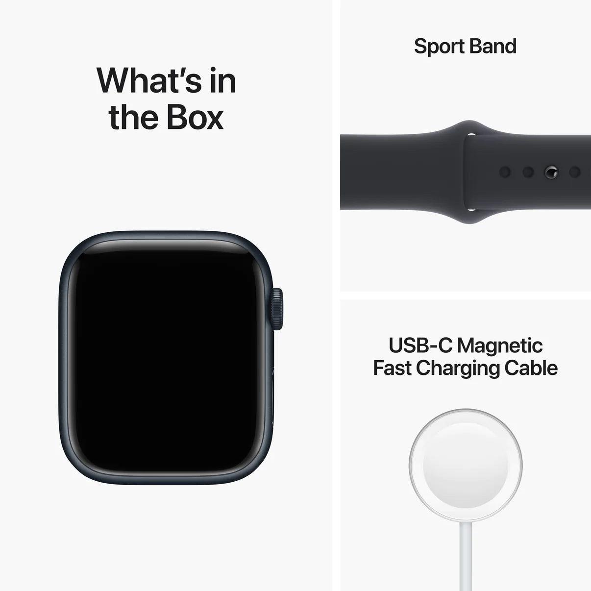 Apple Watch Series 8 GPS 45mm Aluminium Case with Sport Band