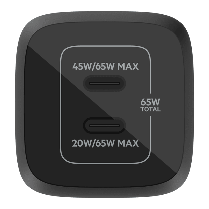 Belkin 65W Dual USB C PD GaN Fast Charger