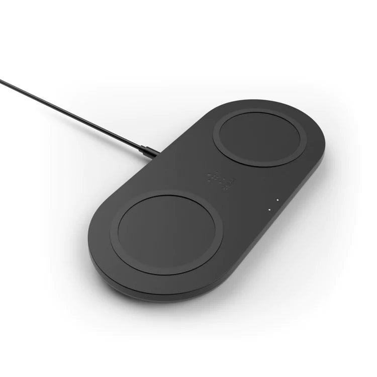 Belkin CHARGE™ Dual Wireless Charging Pads 10W for Two Devices - Black