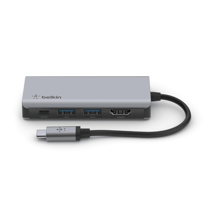 Belkin USB C 4 in 1 Multiport Adapter for Easy Connectivity