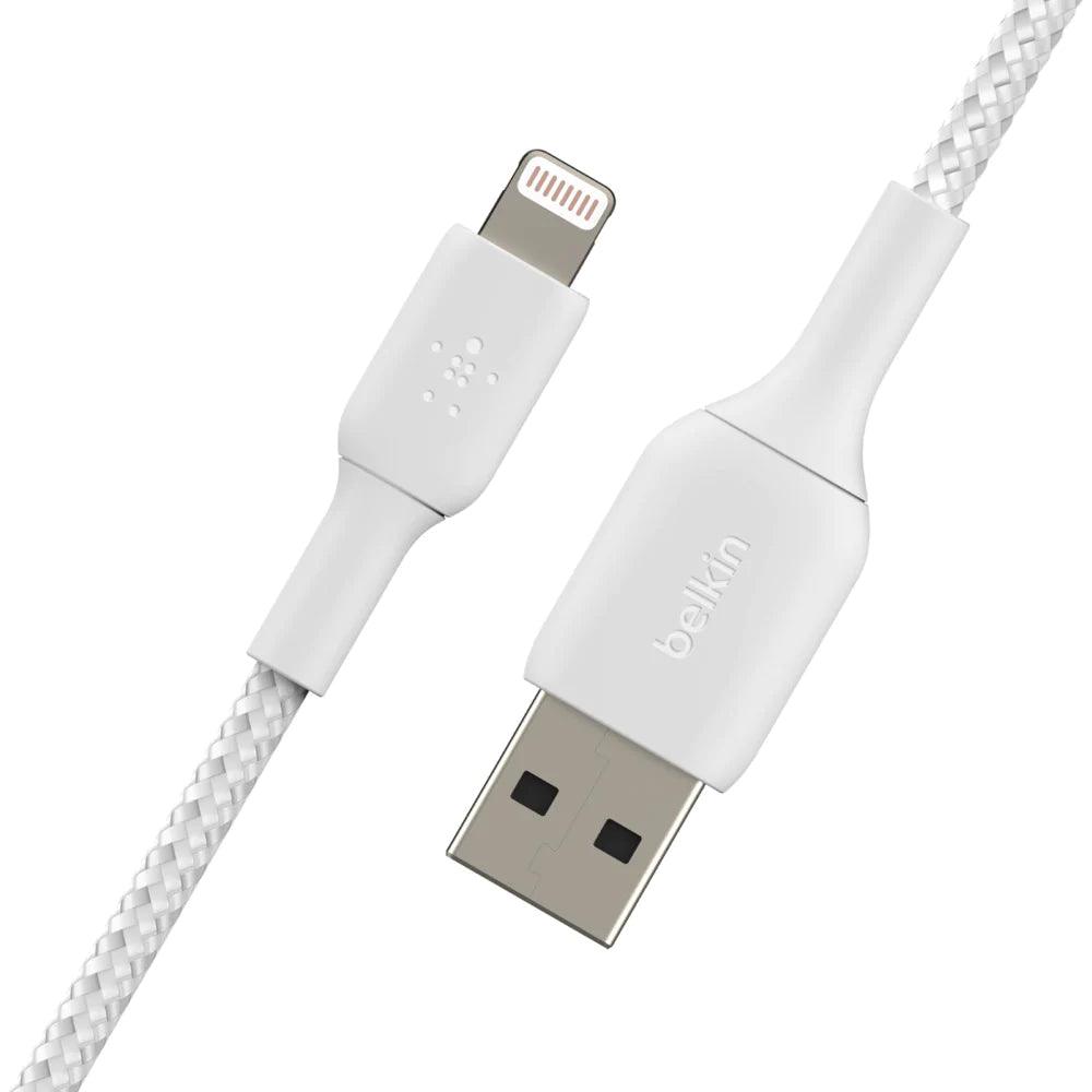 Belkin BOOST CHARGE™ Lightning to USB A Cable Braided - Black & White