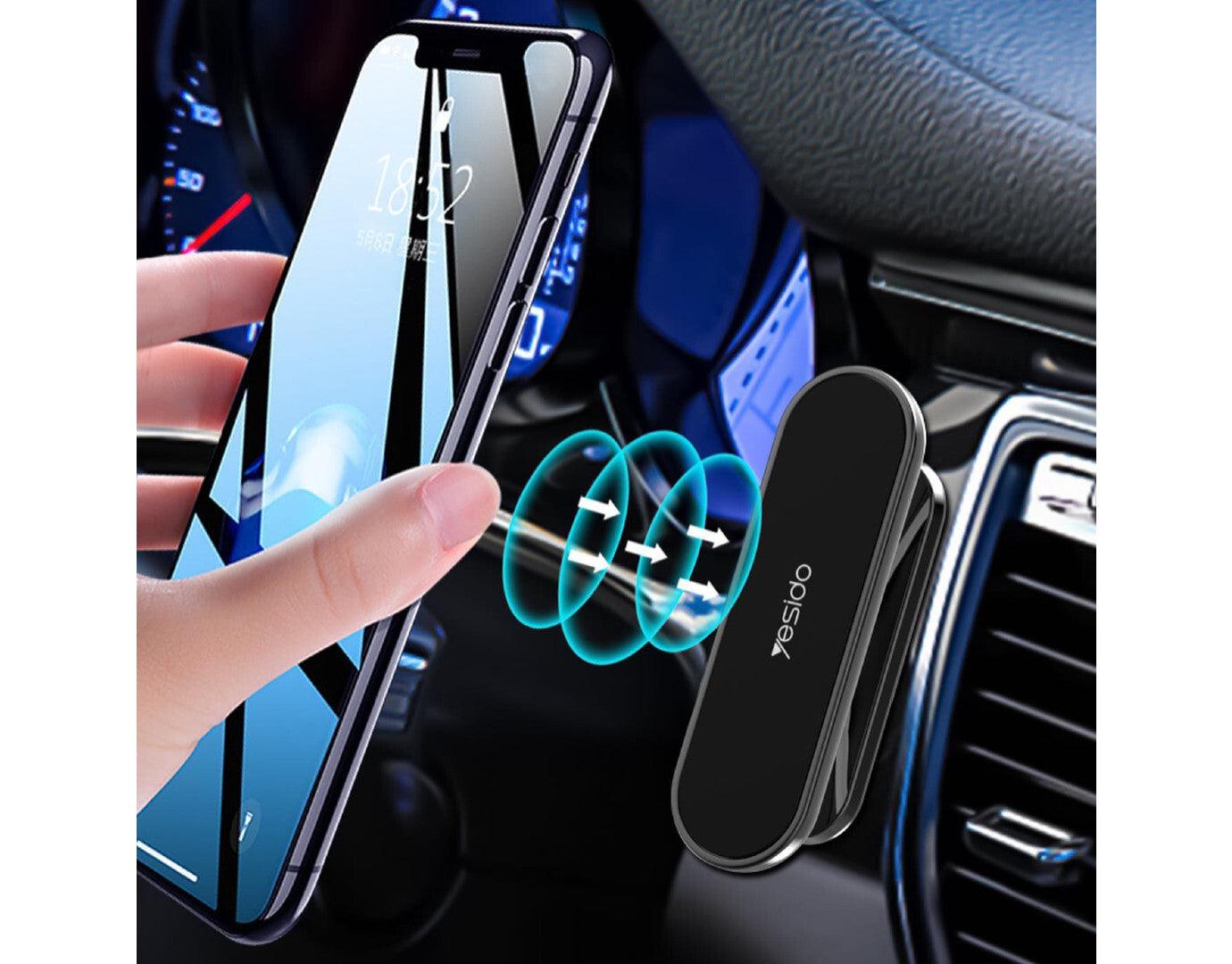 Yesido C82 Magnetic Car Phone Holder 360° Rotation - Grey