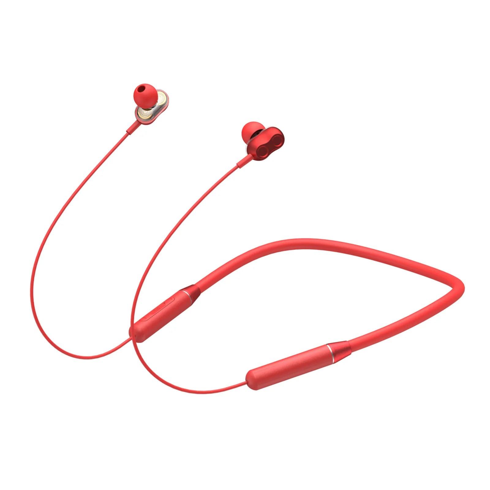 Joyroom Wireless Sport Neckband Headphone- red