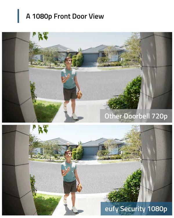 Anker eufy 1080p Video Doorbell Smart & Secure Home Solution - Black