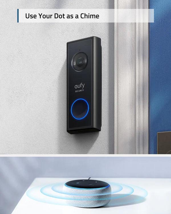 Anker eufy 1080p Video Doorbell Smart & Secure Home Solution - Black