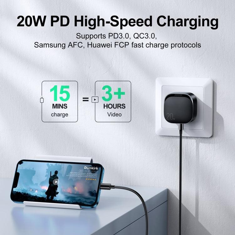 JOYROOM L P210 20W PD USB-C Fast Charger UK Plug Type C - Black