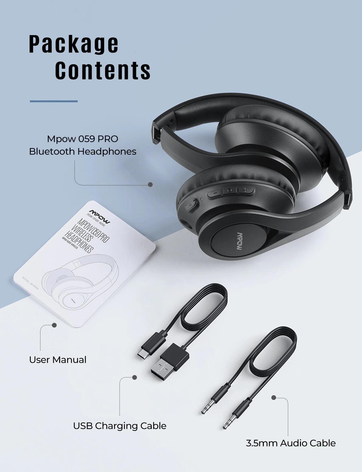 MPOW 059 lite Bluetooth Headphones