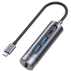 JOYROOM 4 in 1 Concealed Docking Station Fast Charging & Compact Design - Gray