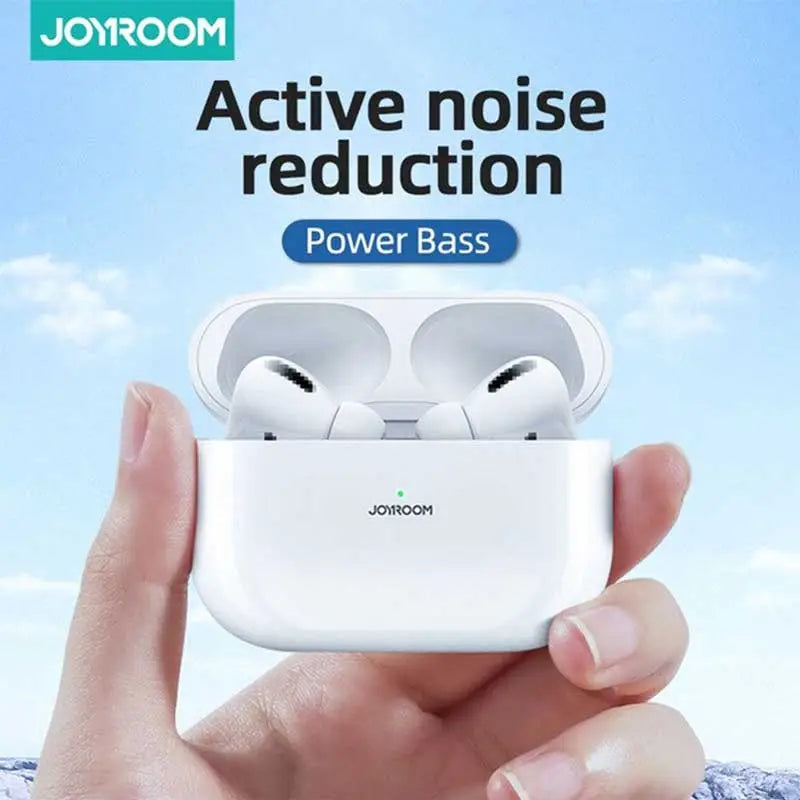 Joyroom JR-T03S Pro Tws Bluetooth Noise Cancelling Technology Earphones With Microphone - White - كارت Cart.JO - جوسيل JoCell جوسيل