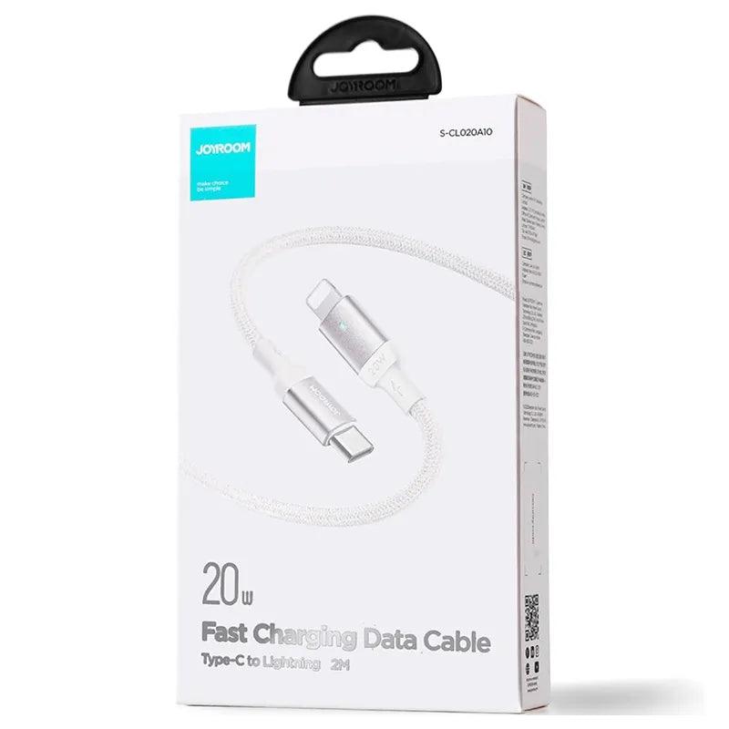 JOYROOM S CL020A10 20W USB-C to Lightning Cable 2M - Black & White