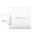 MOMAX ONEPLUG GaN 140W Triple Output Fast Charger - White