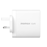 MOMAX ONEPLUG GaN 140W Triple Output Fast Charger - White