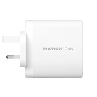 MOMAX ONEPLUG GaN 140W Triple Output Fast Charger - White