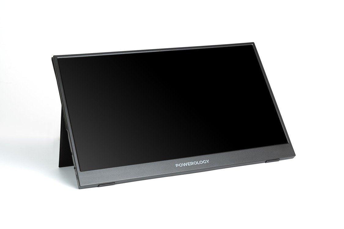 Powerology Ultra-Slim Full HD Portable Monitor 15.6 - Black