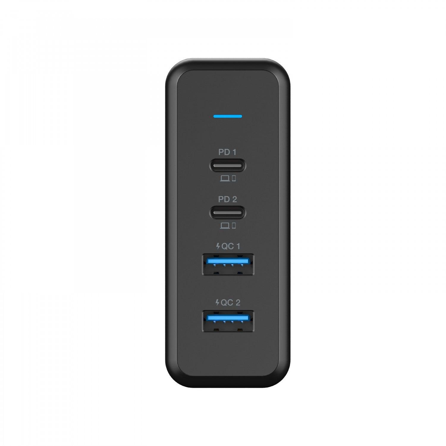 Powerology 4-Port Quick Charging Power Terminal 156W-Black