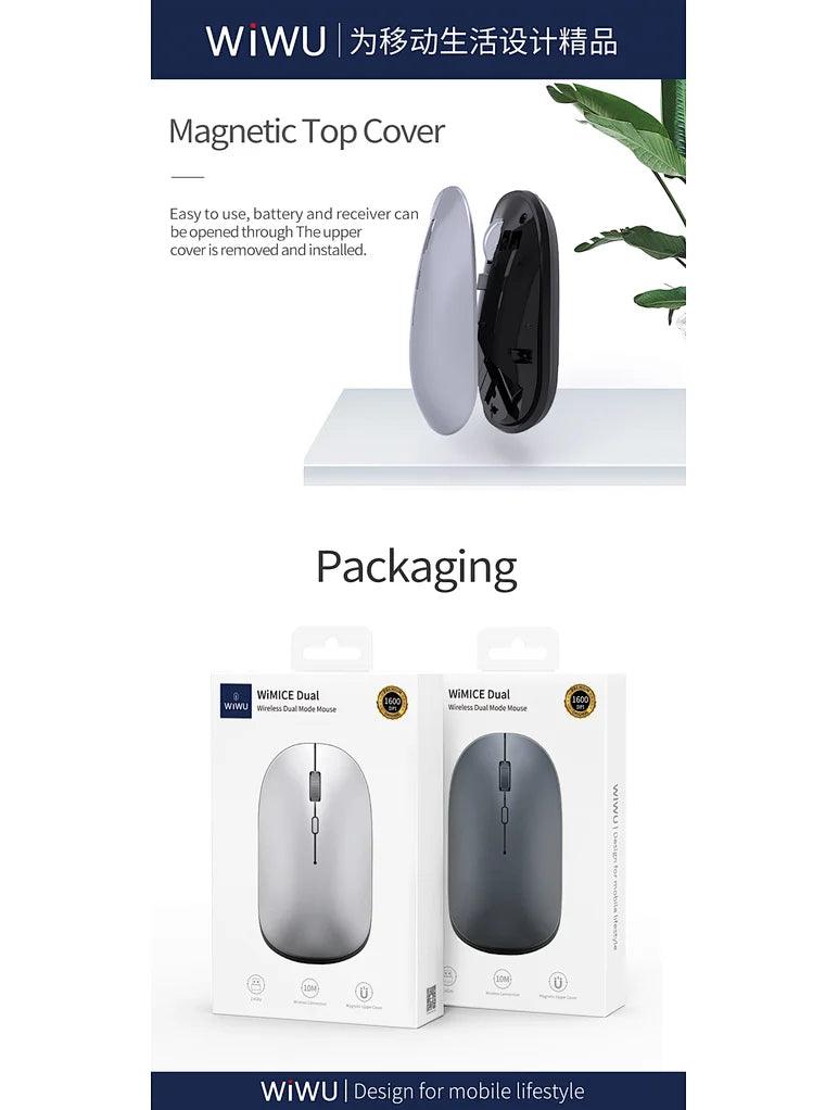 WIWU Dual Model 2.4G& Bluetooth Mouse