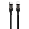 ROCKROSE Type C to Lightning Cable 18W Fast Charge 1m - Black