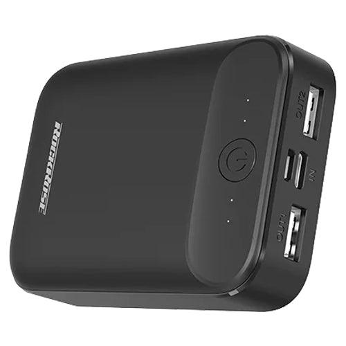 RockRose Ebony 10 Portable 10000mAh Compact Power Bank - Black