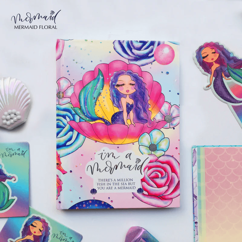 Mermaid Set Sketchbook - Rainbow Colors