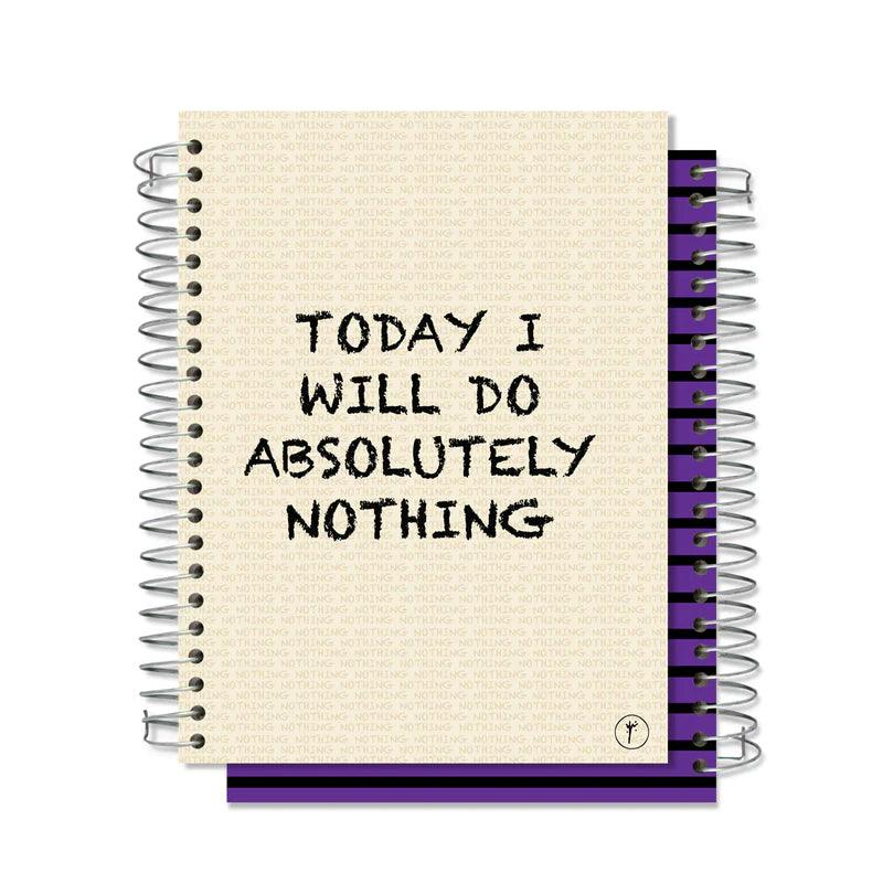 Absolutely Nothing Notebook- A5 Size (Wire)