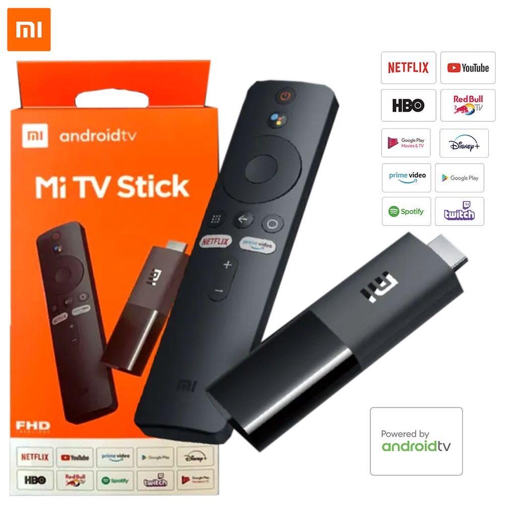 Xiaomi Mi TV Stick - 1080P HD Streaming Media Player, ChromeCast, Android TV 9.0 - JoCell جوسيل