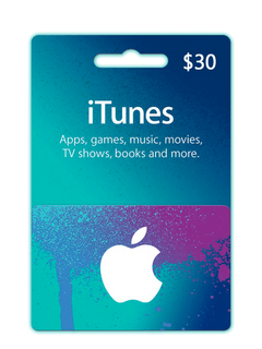 Itunes digital Gift Card 30$ USA