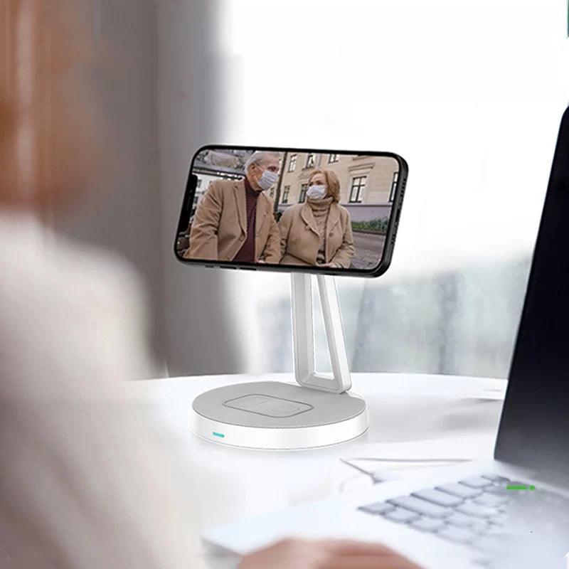 Wiwu 2 in 1 Wireless Charging Station M13 - JoCell جوسيل