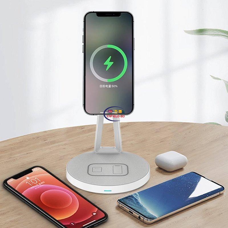 Wiwu 2 in 1 Wireless Charging Station M13 - JoCell جوسيل