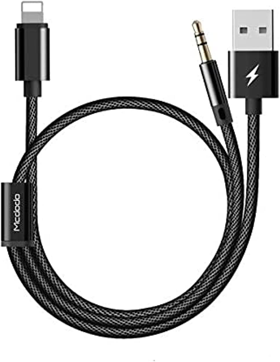 YESIDO AUX Lightning to 3.5MM Adapter Charging & Listening 