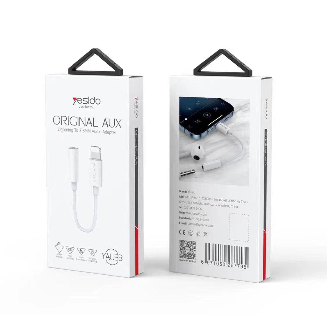 YESIDO YAU33 Lightning to AUX Adapter Official Warranty 