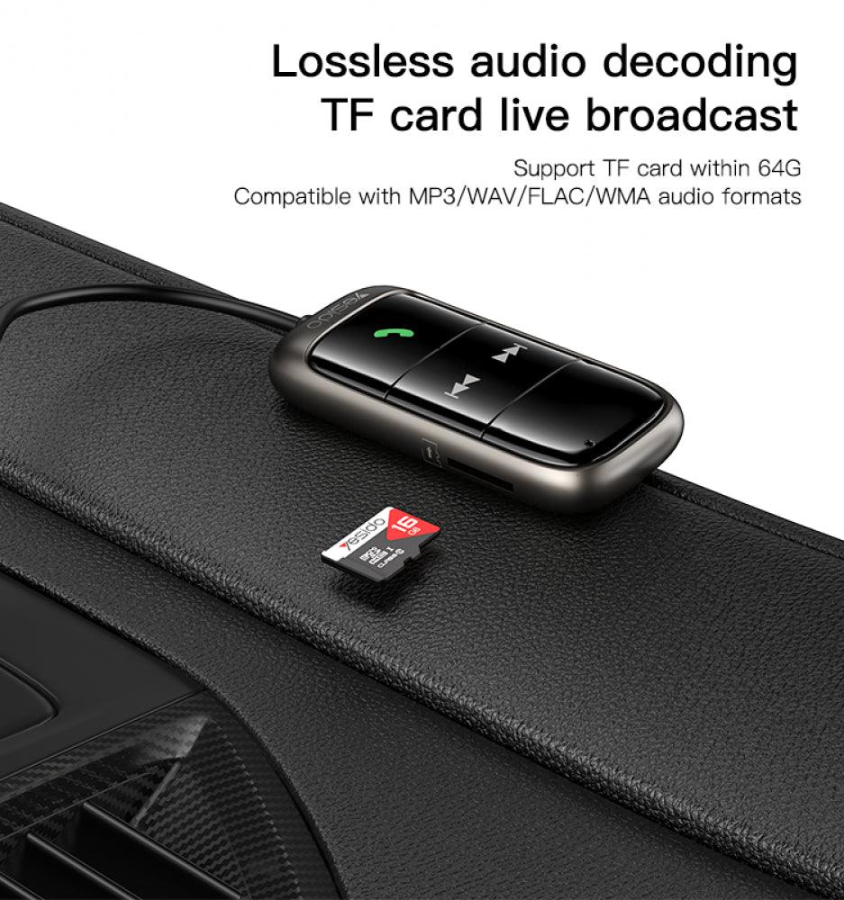 Yesido FM Receiver Wireless & AUX Car Audio Adapter 