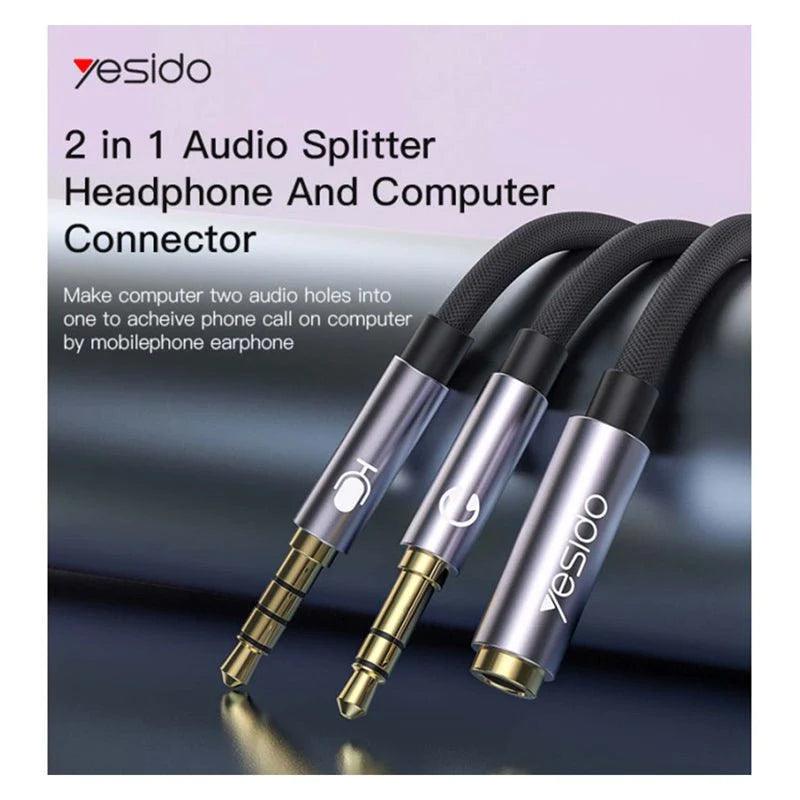 Yesido YAU 28 Audio Splitter High Quality and Practical Design 