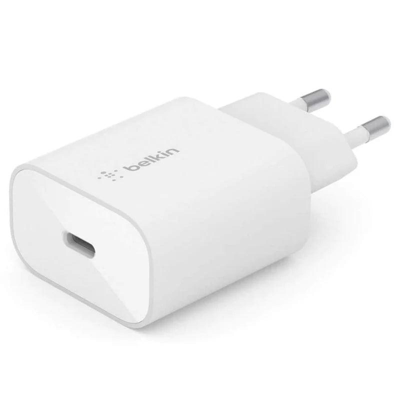 Belkin 25W USB C PD Wall Charger Fast & Efficient Charging - White