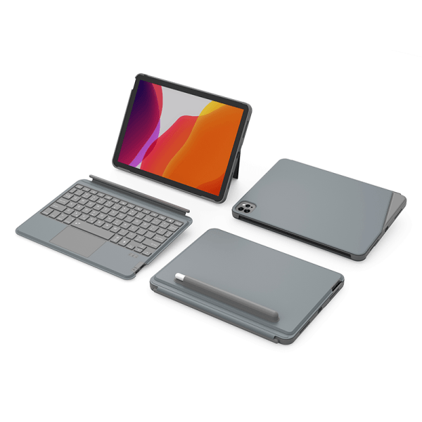 Wiwu Combo Touch Keyboard Case for iPad 10.2/10.5 - Gray