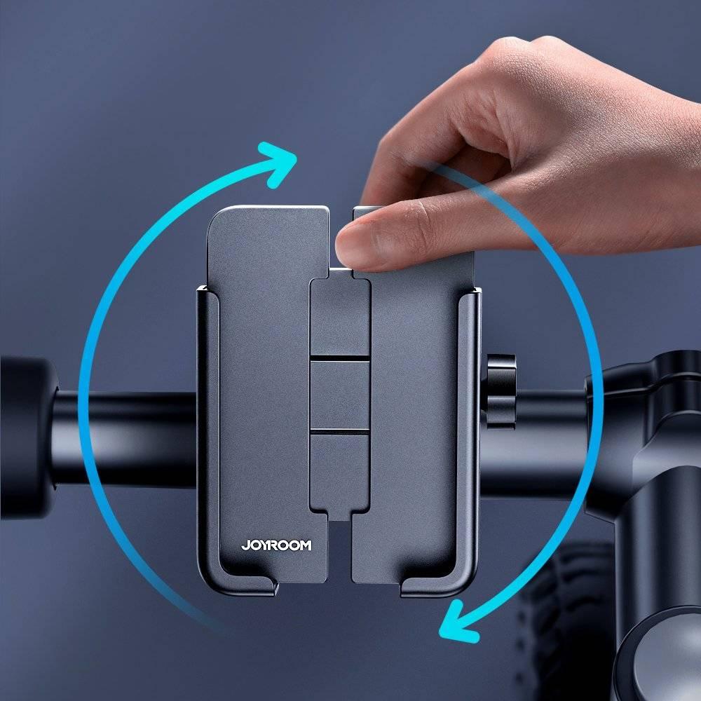 JOYROOM 360 Degree Rotating Phone Bracket for Bicycle Secure & Adjustable - Black