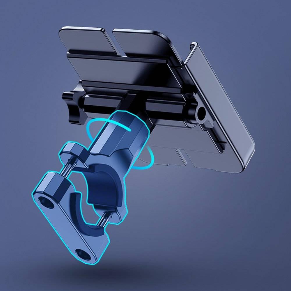 JOYROOM 360 Degree Rotating Phone Bracket for Bicycle Secure & Adjustable - Black