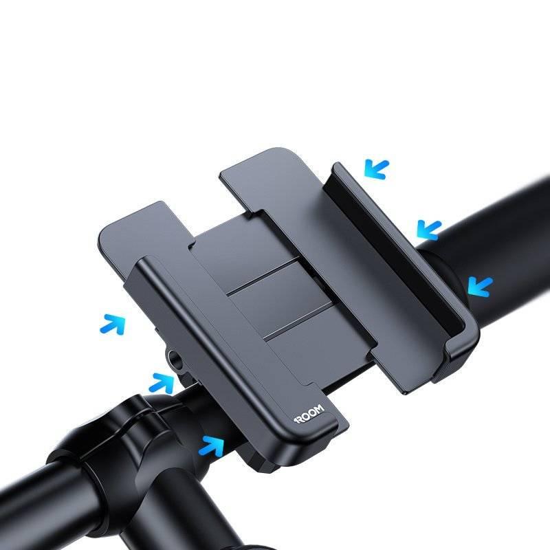 JOYROOM 360 Degree Rotating Phone Bracket for Bicycle Secure & Adjustable - Black