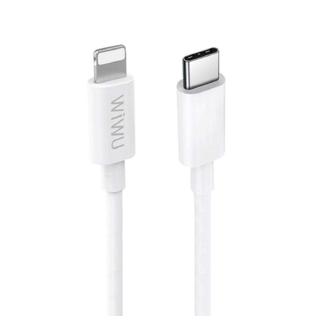 WIWU G90 20W USB-C To Lightning Cable 2.4A 1.2m - White